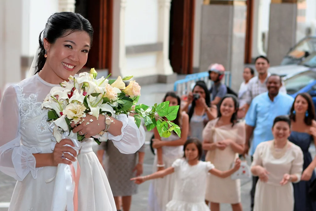 Bangkok Church Philippe & Jana Thailand Wedding Holy Redeemer
