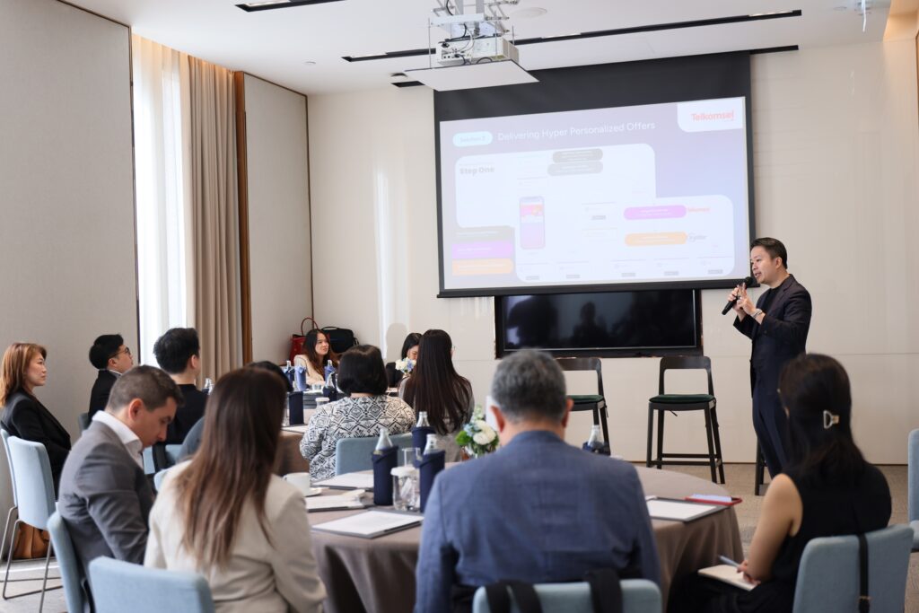 Speaker addressing a convention seminar event in Bangkok Thailand